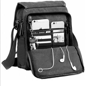 Vintage Multifunction Canvas Shoulder Bag Business